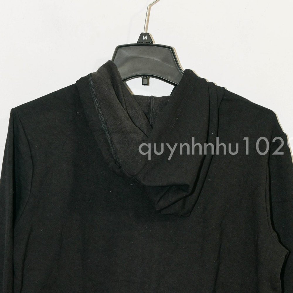 NWT Eddie Bauer Women's Supersoft Full Zip Hoodie Jacket in  BLACK - Picture 8 of 8